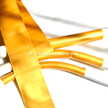 Sleeving termoencolhível do PVC do ouro